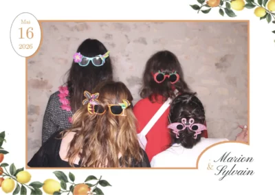 Location photobooth borne sedan mouzon cazignan